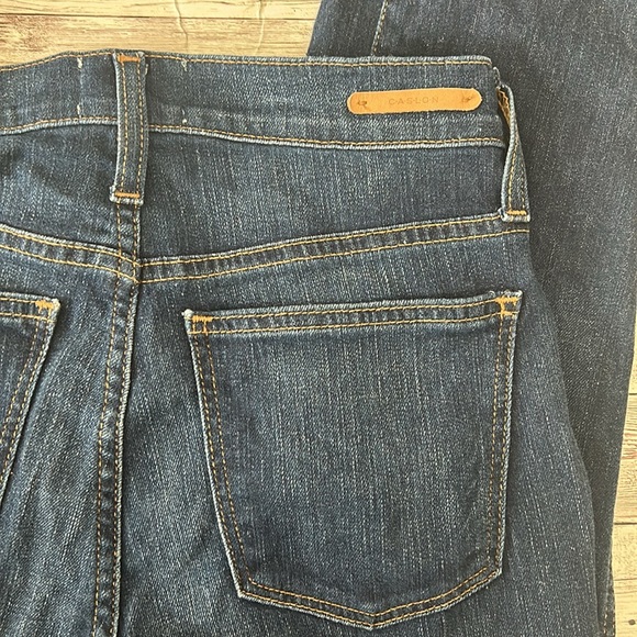 Caslon High Rise Straight Leg Dark Wash Jeans - Picture 8 of 10